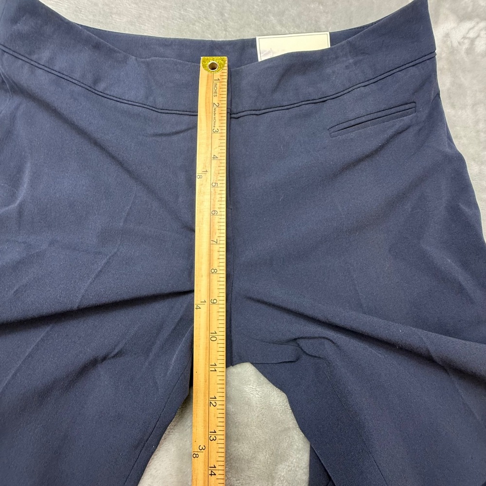 CATO Contemporary Lower Rise Straight Leg Navy Blue Women's Pants Size‎ 8 - Picture 12 of 15
